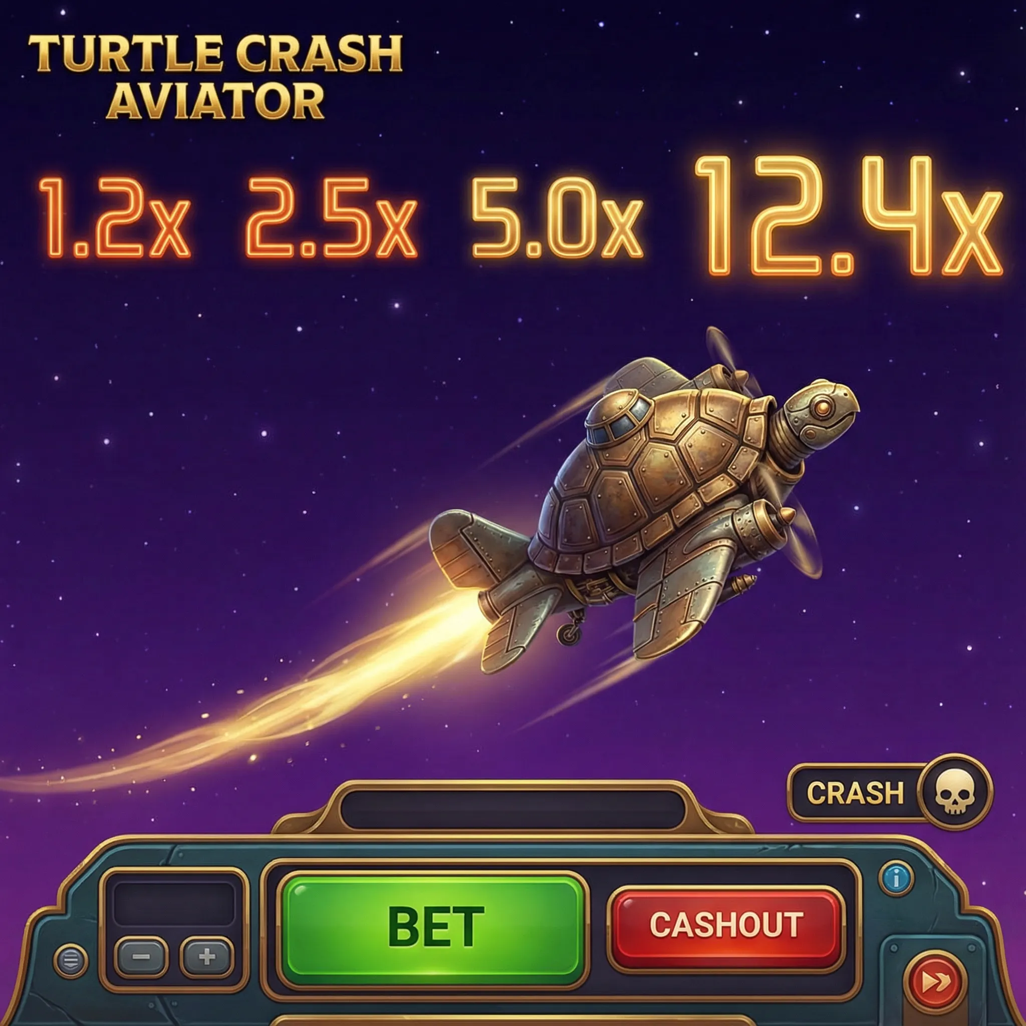 Jogo Aviator Turtle Crash no zzwin