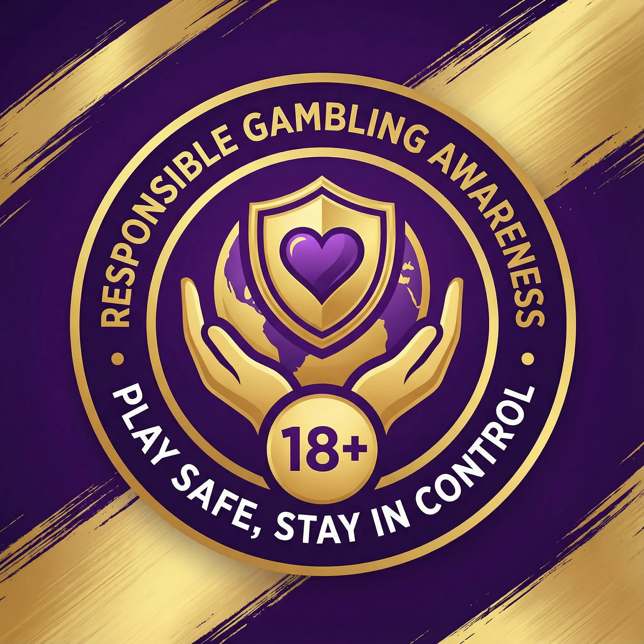 Selo de jogo responsável 18+ do zzwin